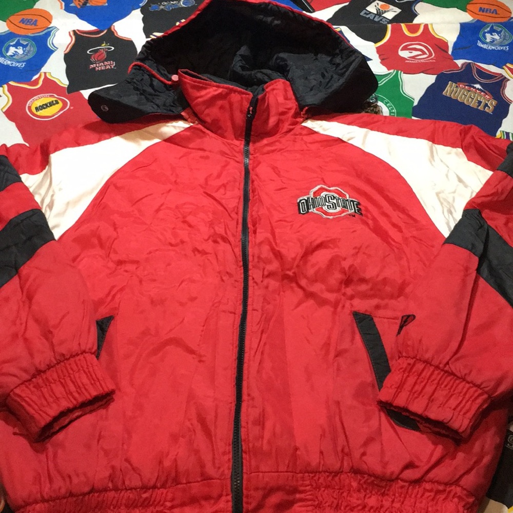 Vintage Pro Player Ohio State Buckeyes Puffer